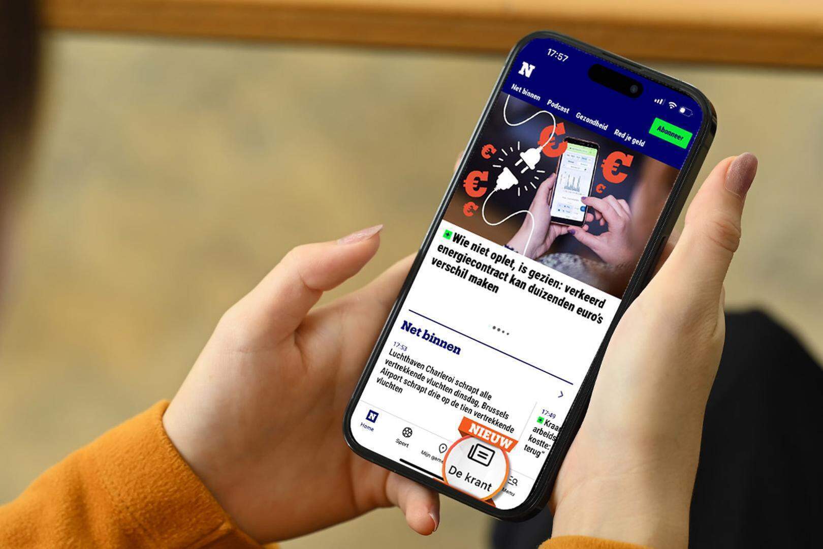 Waarom heb ik vandaag geen krant ontvangen, is ze niet volledig of ziet